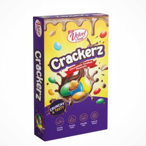 Crackerz Chocolate Coated Peanuts – 12 Pack Box
