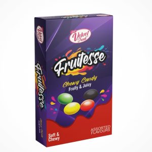 Fruitesse Chewy Candy – Assorted Flavours (12 Pcs Display Box)