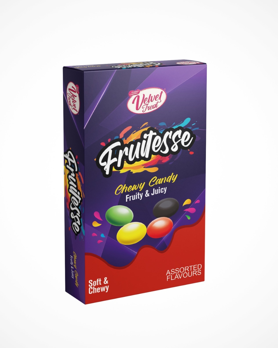 Fruitesse Chewy Candy – Assorted Flavours (12 Pcs Display Box)