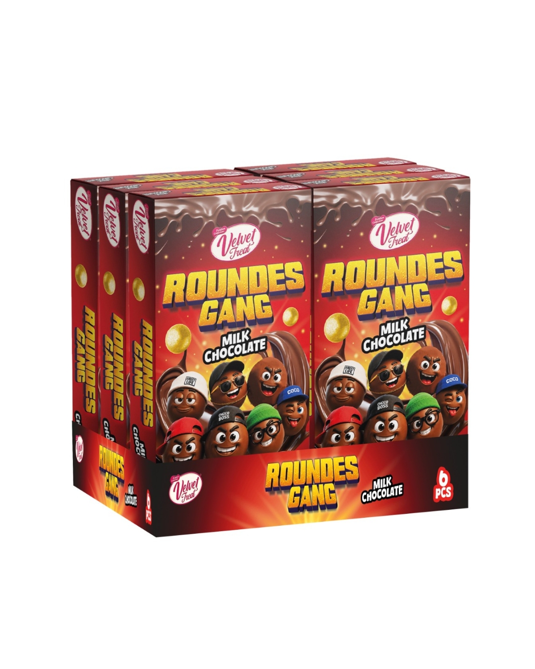 Roundes Gang Milk Chocolate – 12 Pcs - Image 4