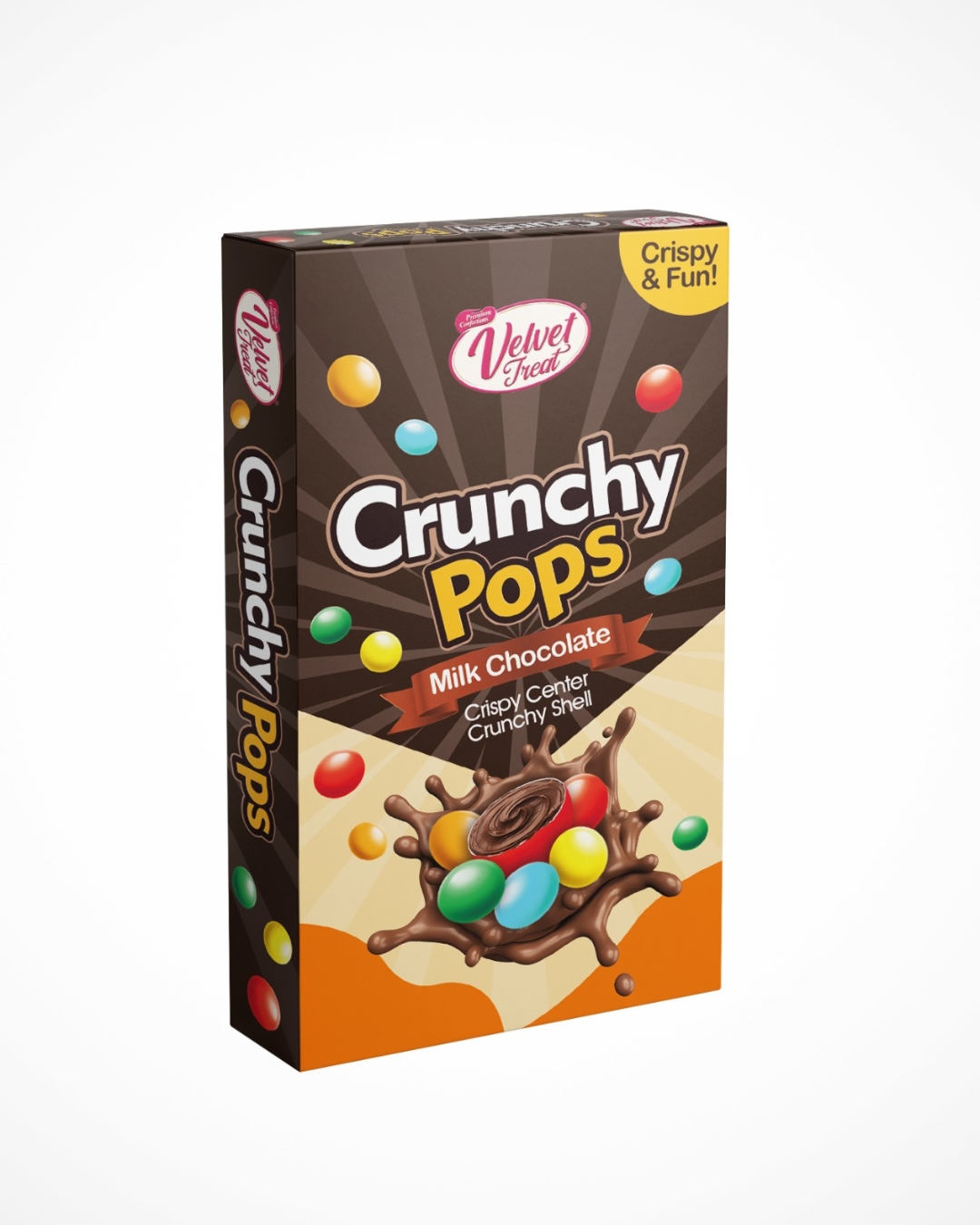 Crunchy Pops – Milk Chocolate