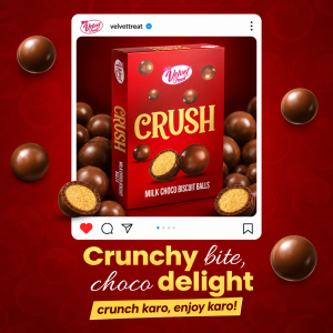 Crush Milk Choco Biscuit Balls