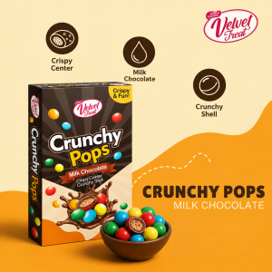 Crunchy Pops – Milk Chocolate